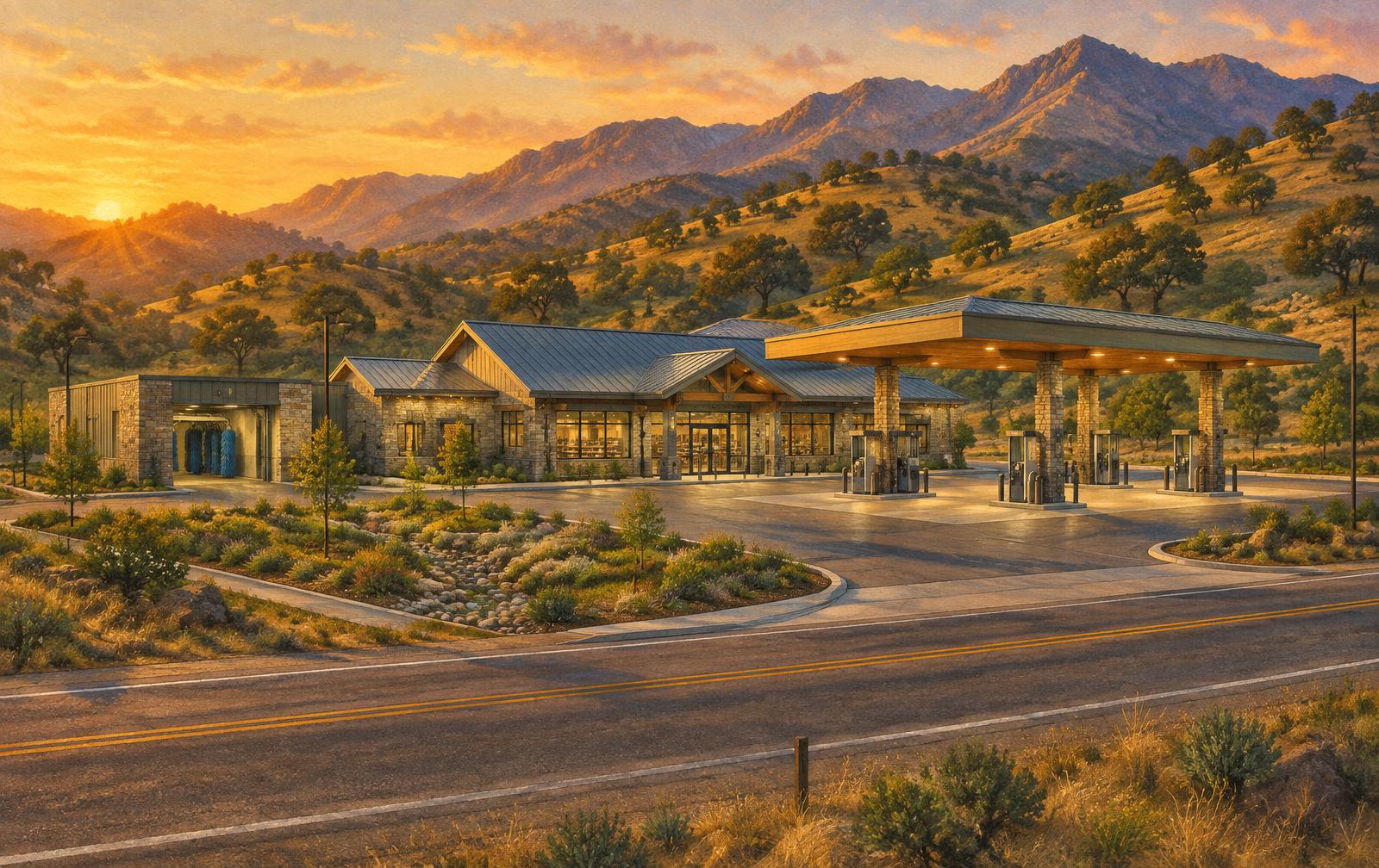 Yosemite Travel Center, illustration